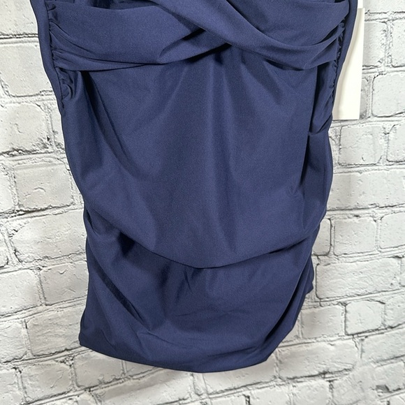 Calvin Klein Women's Standard Tankini Swimsuit Tummy Control Navy Blue size XS - Picture 6 of 16